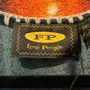 Free People- Green Velvet- Stitched Dress/Duster